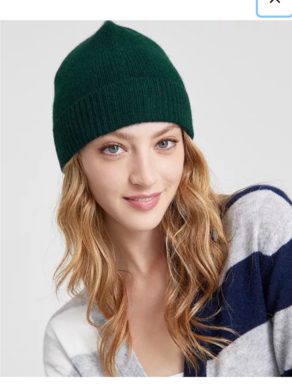 Charter Club 100% Cashmere Cuffed Beanie, forest Green